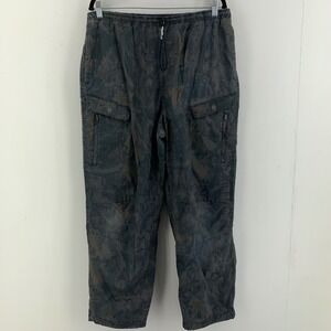 LCKR Mens 2XL Hunting Utility Camo Cargo Pants Streetwear Grunge Goth Baggy
